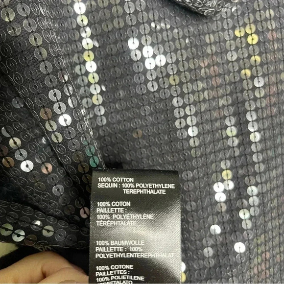 Anthropologie Gracie Sequined Tunic Hoodie Top Size XS NWT - Picture 4 of 8